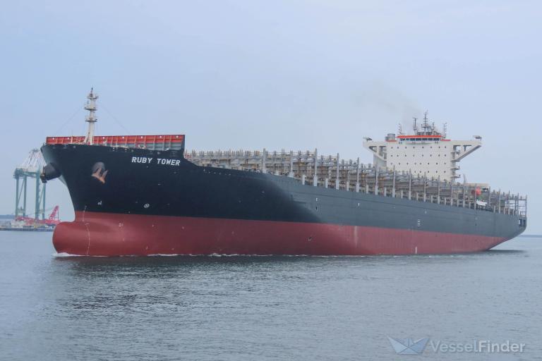 8,800 TEU Vessel Ruby Tower Grounded in Gulf of Mexico! Mobile Harbor Channel Temporarily Closed as Ship's Steering System Malfunctions