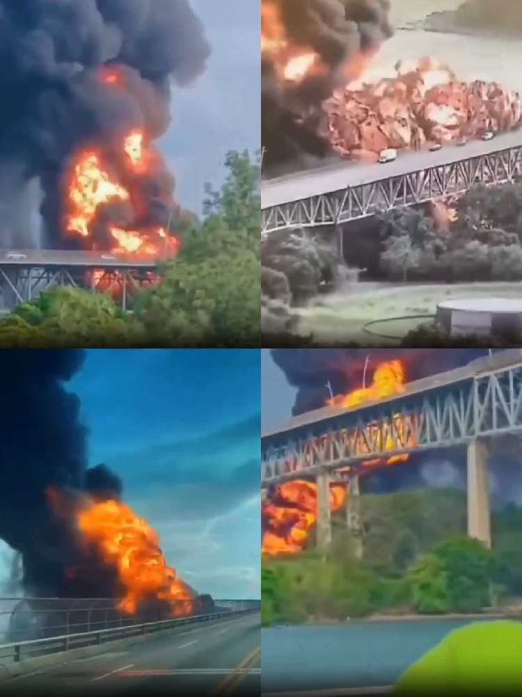 A series of explosions have occurred in the fuel tank area of Panama! The American Bridge is urgently closed, and canal shipping is not affected