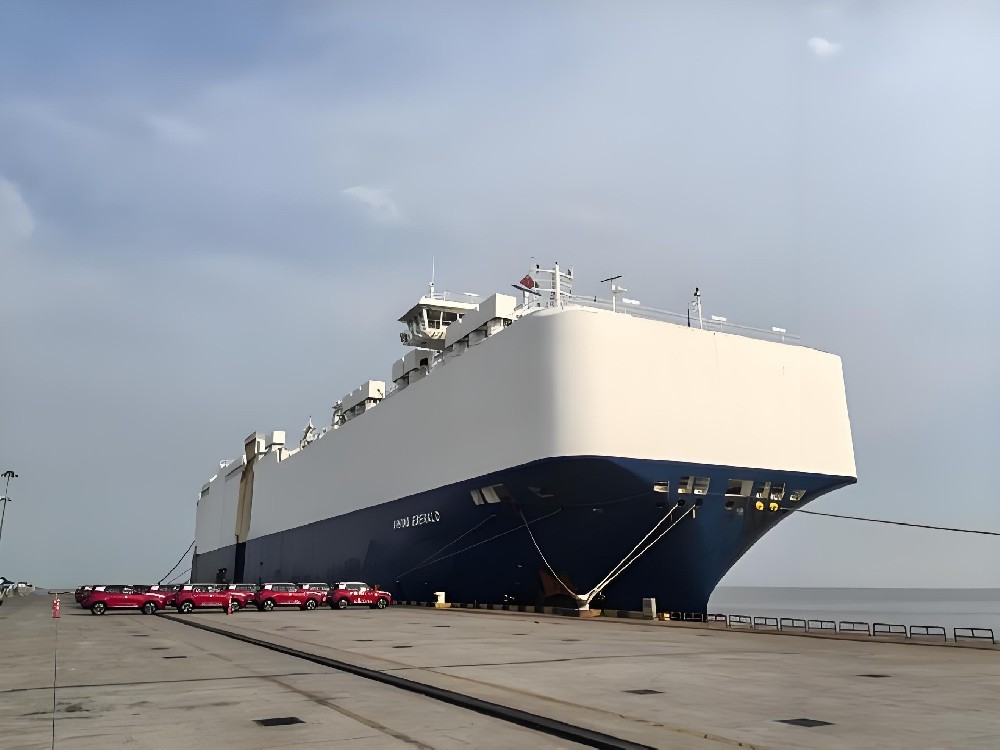 Viking Emerald's maiden voyage ushers in a new era of direct shipping for new energy vehicles between China and Australia Shanghai South Port to Australia container shipping route officially launched