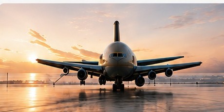 Air freight cargo plane