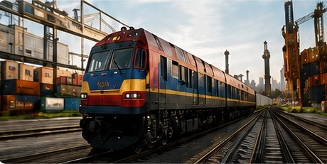 Rail freight train